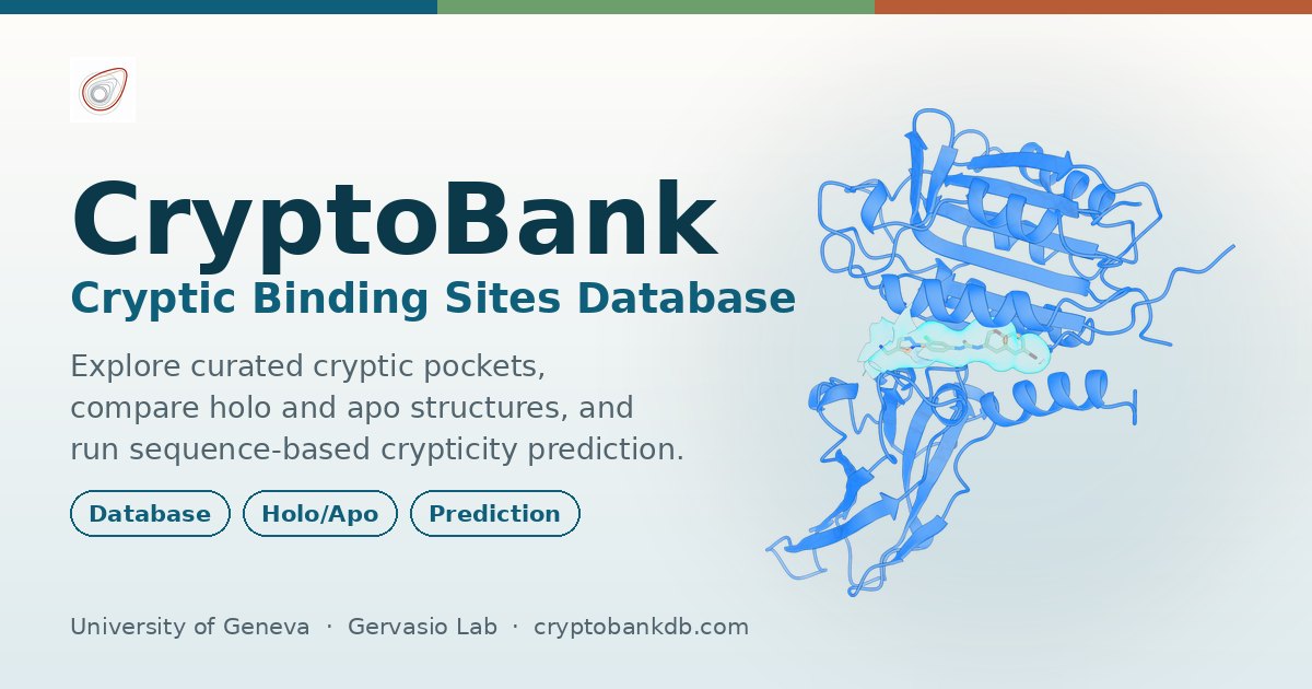 Pocket Database CryptoBank — Cryptic Binding Sites Database